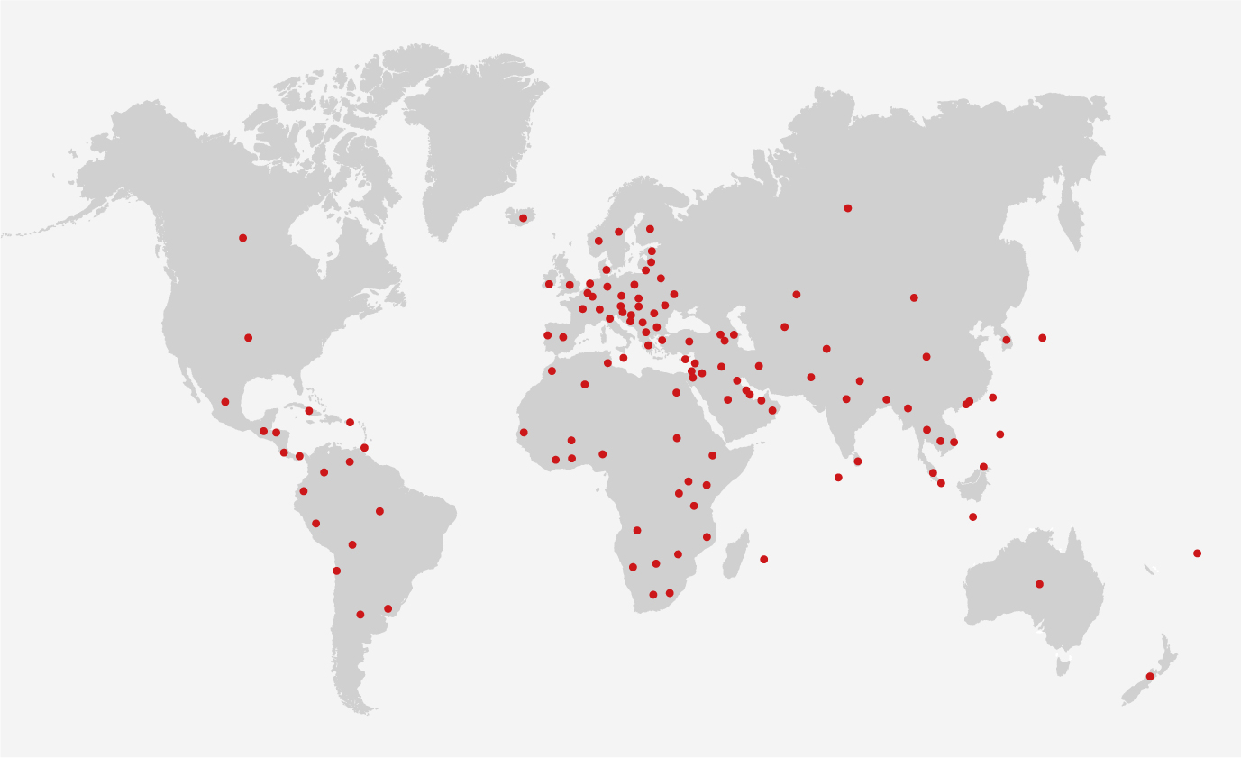 world map