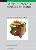 Journal of Physics A: Mathematical and Theoretical - IOP Publishing