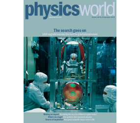 Physics World September magazine cover ©IOP Publishing