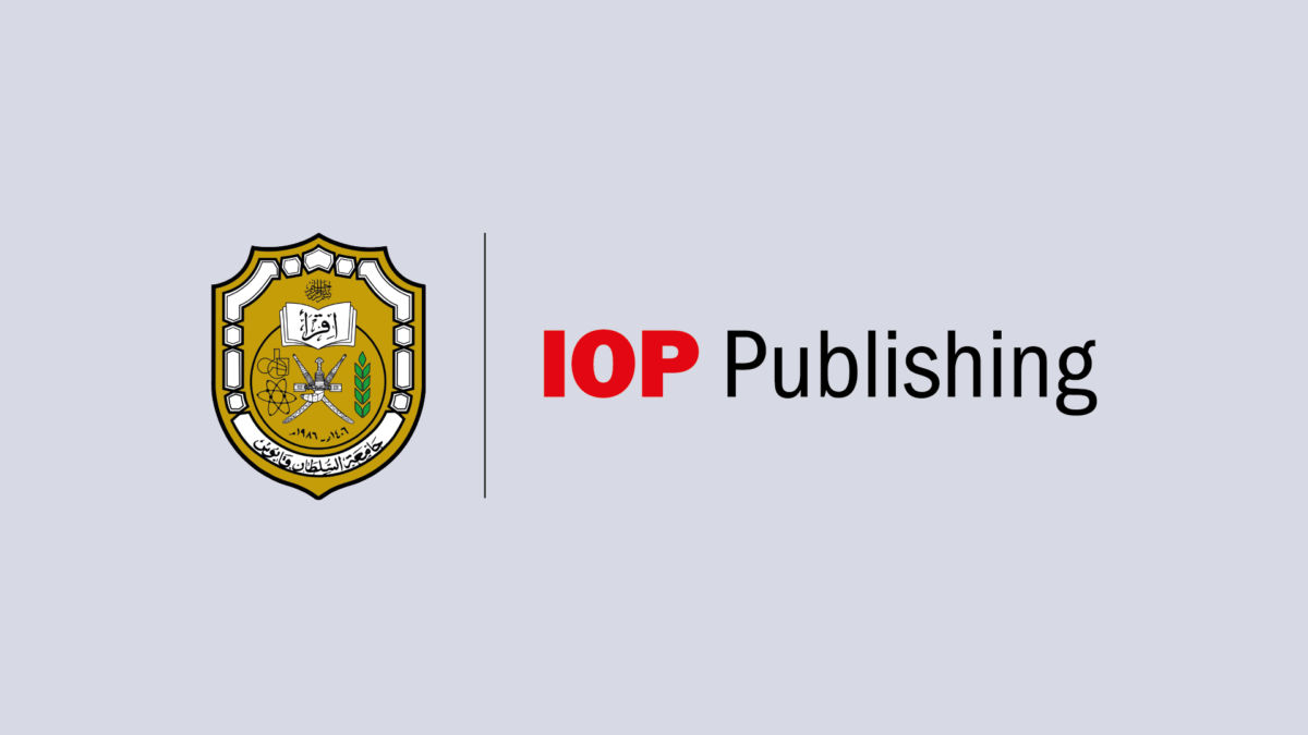 Sultan Qaboos University and IOP Publishing agree transformative agreement
