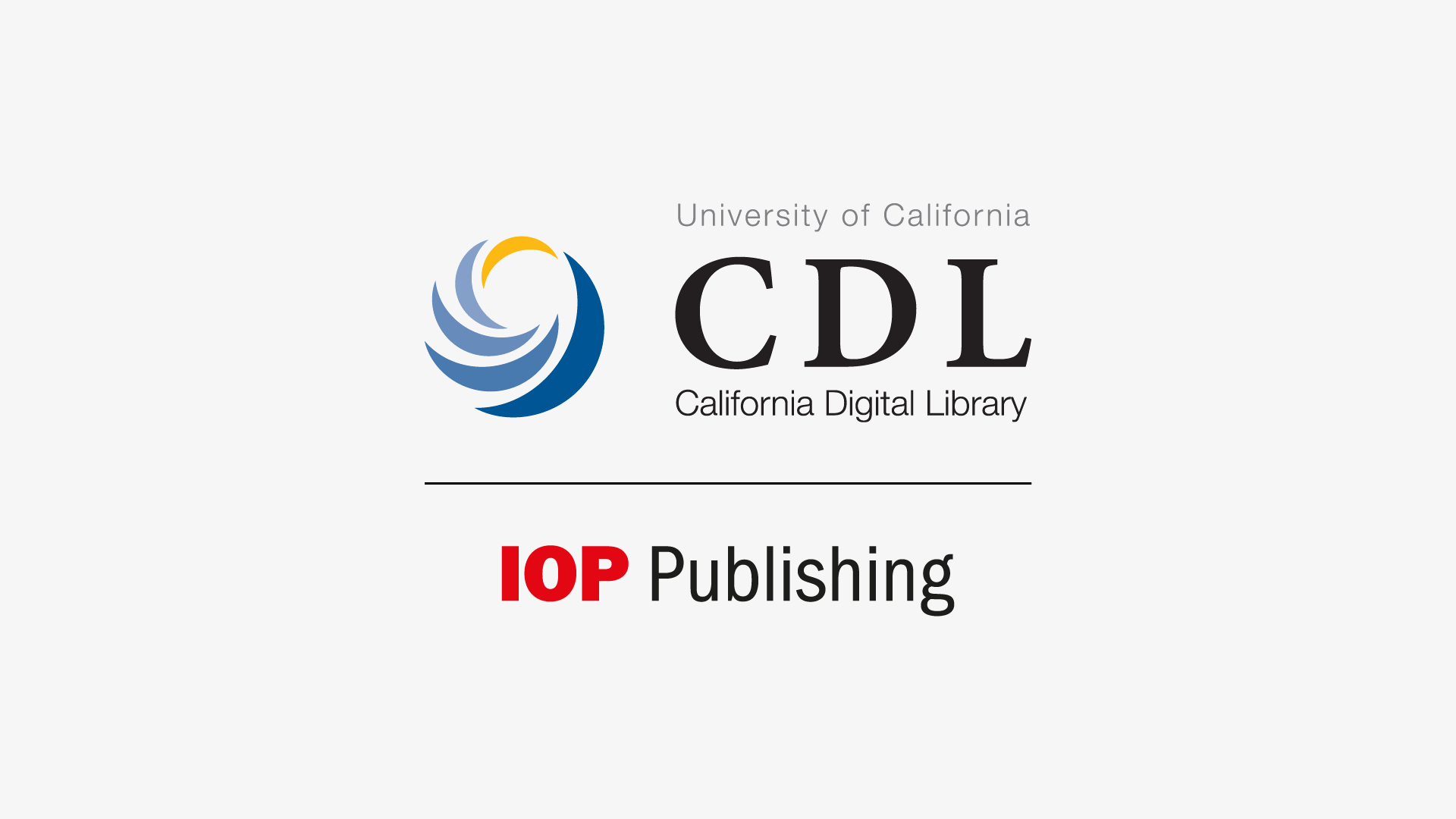 IOP Publishing and University of California sign open access agreement